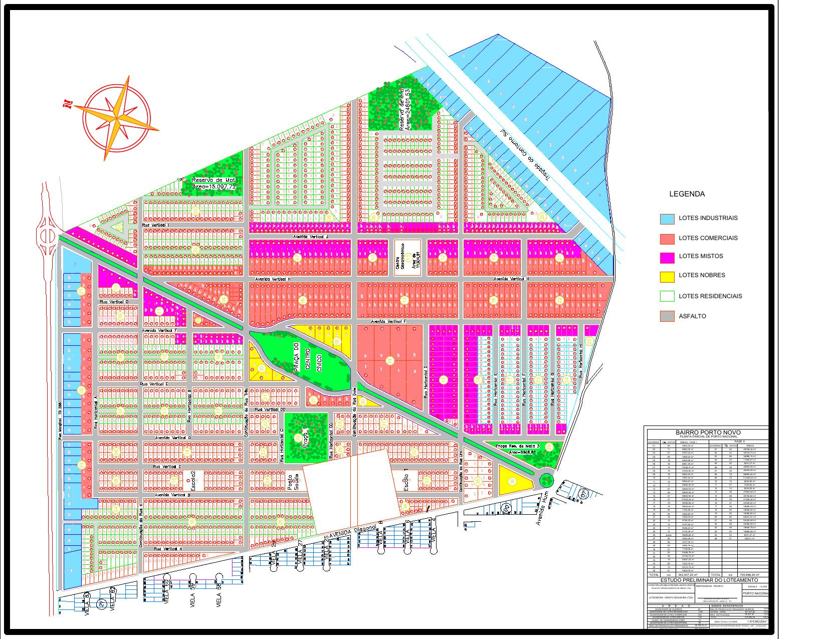 Mapa urbanístico · Macro