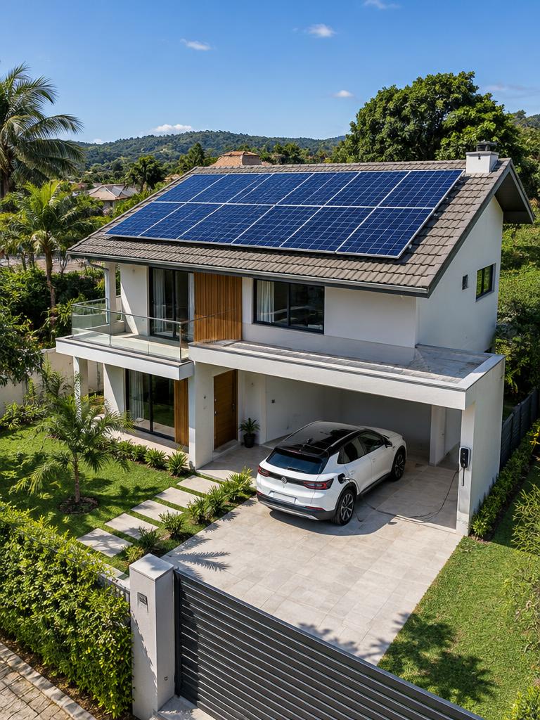 Imagem ilustrativa de energia solar